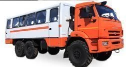 Specialized Passenger Transport Vehicle NEFAZ-4208-34 on KAMAZ 5350-D5 Chassis