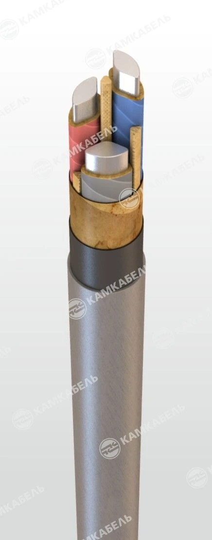 Power Cable with Aluminum Conductors and Paper Insulation, 6/10 kV