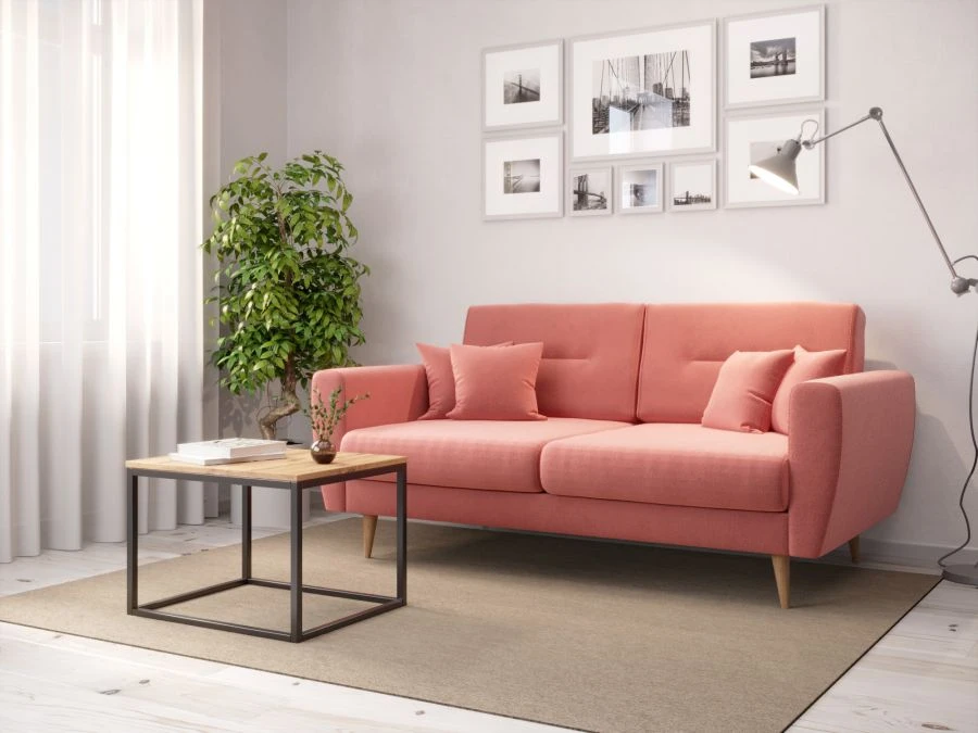 Light Pink Magnificent Sofa, Model LD.304010.000