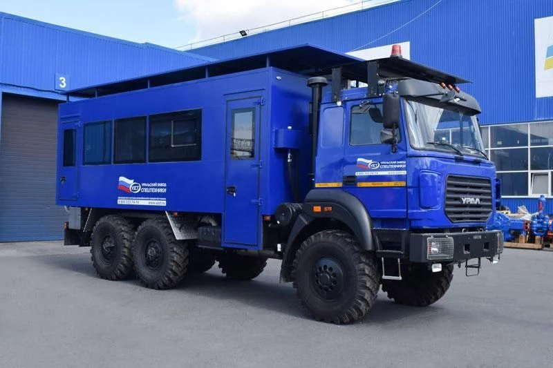 Special Bus UZST07, Model 5861-35 on Ural 4320-80 Chassis