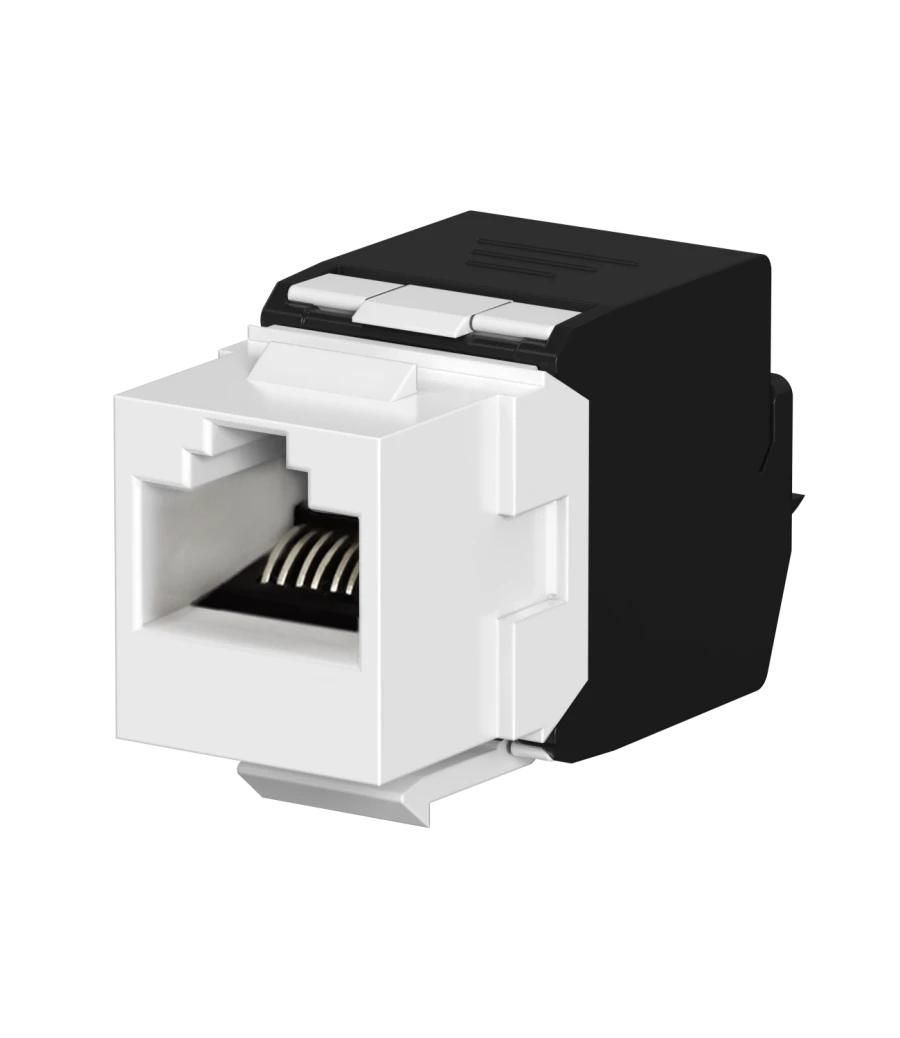 CADUCEUS ALING Experience Keystone Module RJ45 8P8C Cat.6 UTP, White, Art. 74306