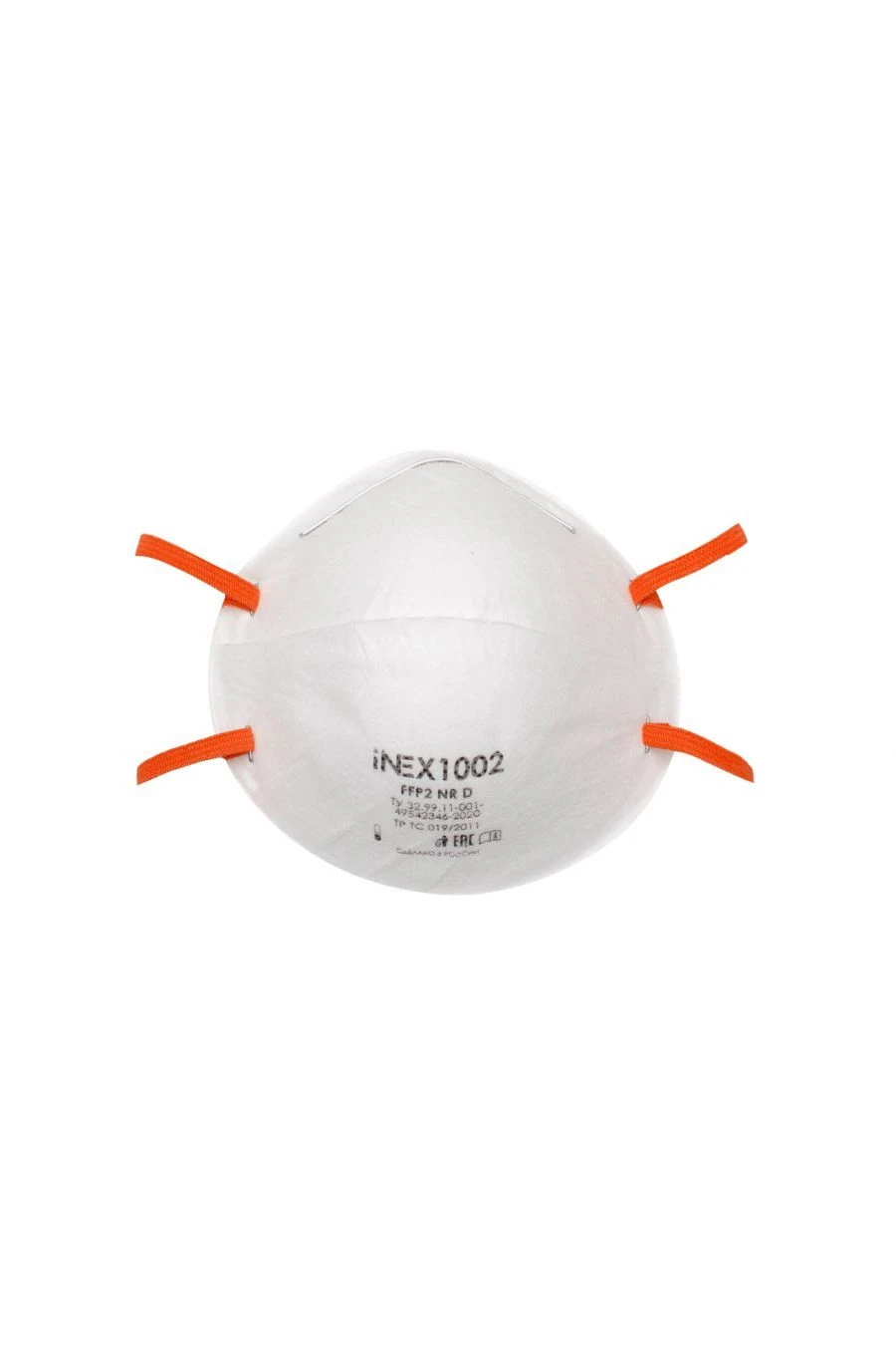 Filtering Half Mask for Aerosol Protection iNEX Model 1002 FFP2 NR D
