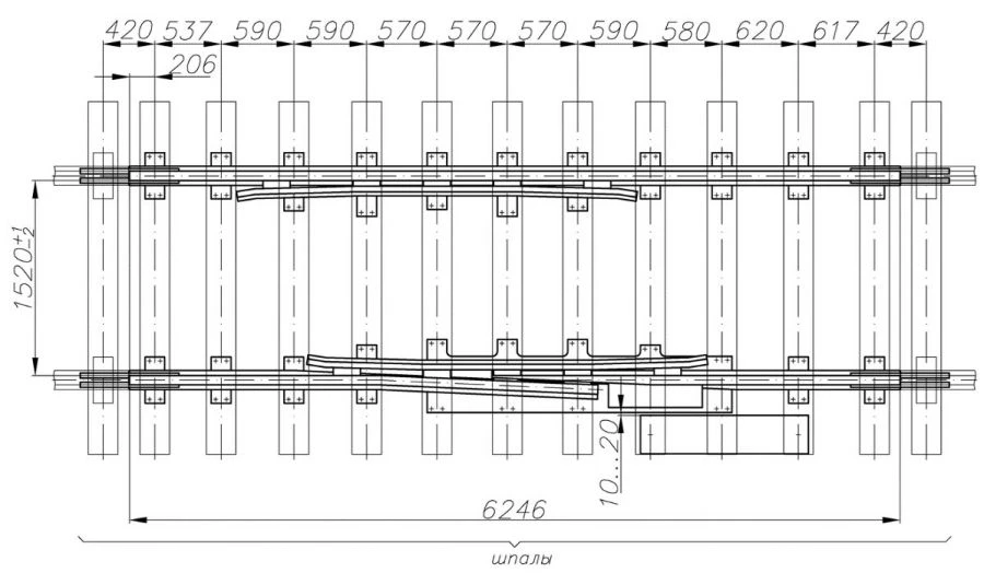 R65 Type Rail Shoe Dropper (Project 1704.040/-01)