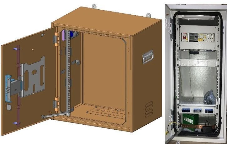 Reinforced Wall-Mounted Distribution Cabinet 600x650x400mm Model SHRN-12U-RT2