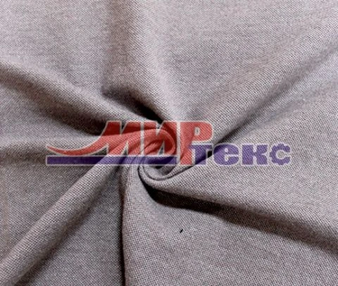 Melange Knitted Fabric Blend (Cotton 46%, Polyester 46%, PU 8%) for Garments