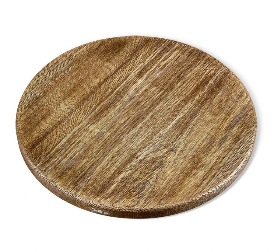 Round Solid Oak Seat Sheffilton SHT-ST16