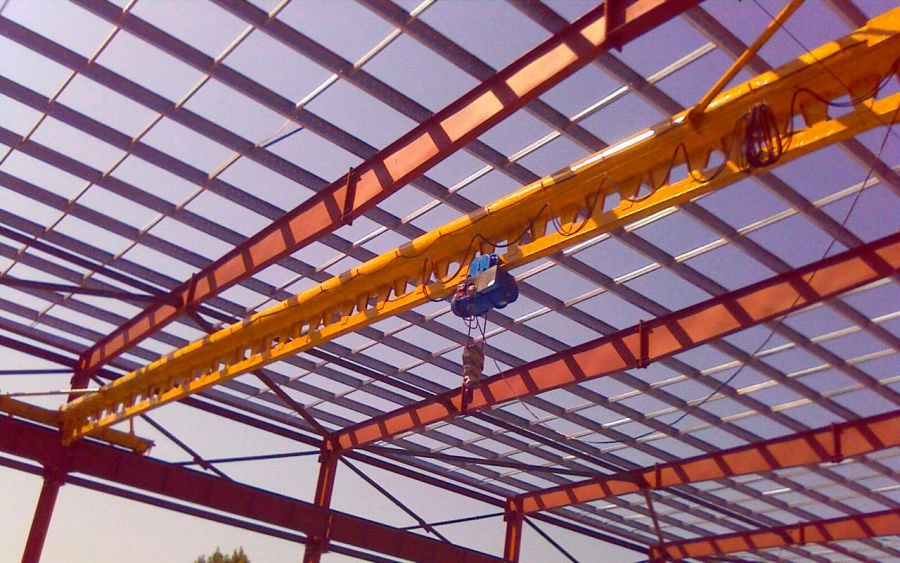 Electric Bridge Crane Single Girder Support, 0.5t to 20t Capacity, KMOo Type