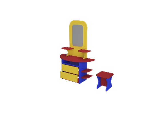 Hairdressing Station DM5434 with Stool Set