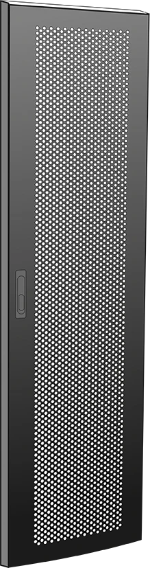 Perforated Door for LINEA N Cabinet 47U 600mm Black LN05-47U6X-DP