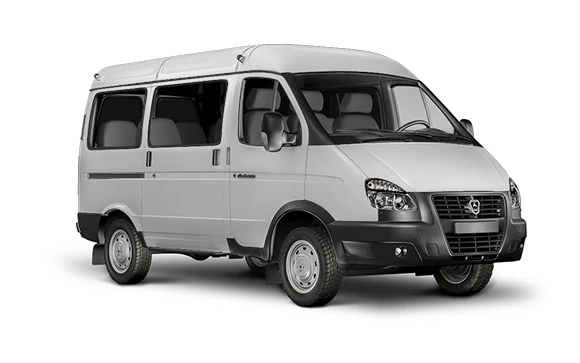 All-Terrain Passenger Transport Vehicle Sobol 221717 with EURO-2 Gas Engine M2G