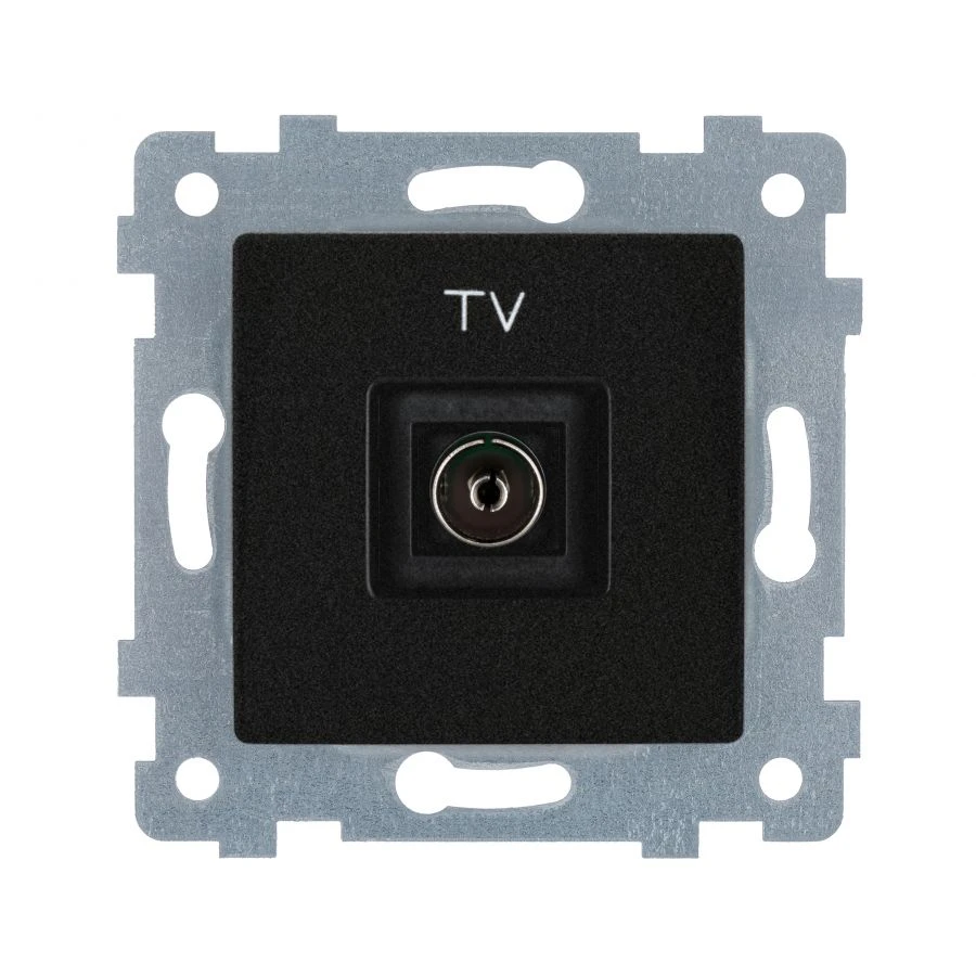 Low Voltage Telephone Socket Mechanism "Axioma" RT1-459 Anthracite