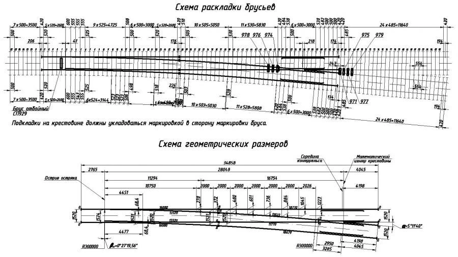 R65 Type Switch Mark 1/11 for Railway Tracks