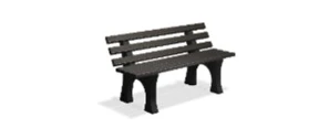 Classic Bench 1.6 m - Polymer Sand Composite