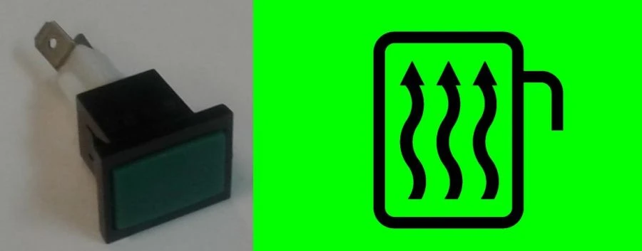 Signal Lamp for Mirror Heating 2212.3803-40A