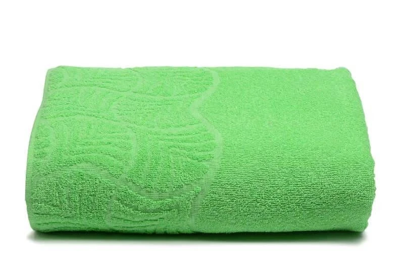 Rectangular Terry Towel 150x80 cm in Lime Green