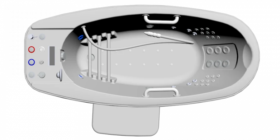 Hydro and Air Massage Medical Bath "Radomir" VMG2-"Parma