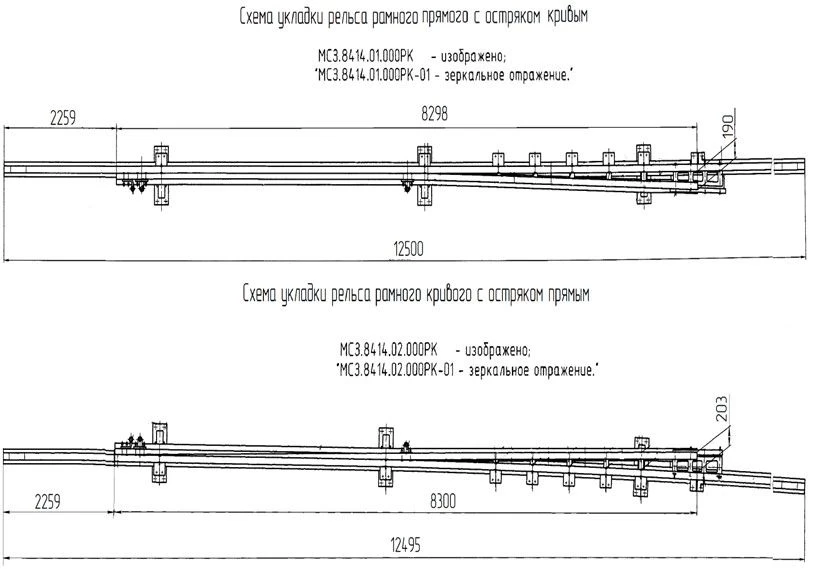 Rigid Rail with Spike Type R65 (MSZ.8414.01.000RK/-01; MSZ.8414.02.000RK/-01)