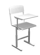 Adjustable Student Chair with Desk, SUPRP
