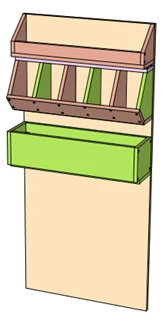 Wooden Furniture Panel for Preschool Institutions - ISO Panel