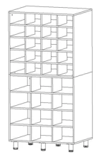 Filing Cabinet for 32 Drawers