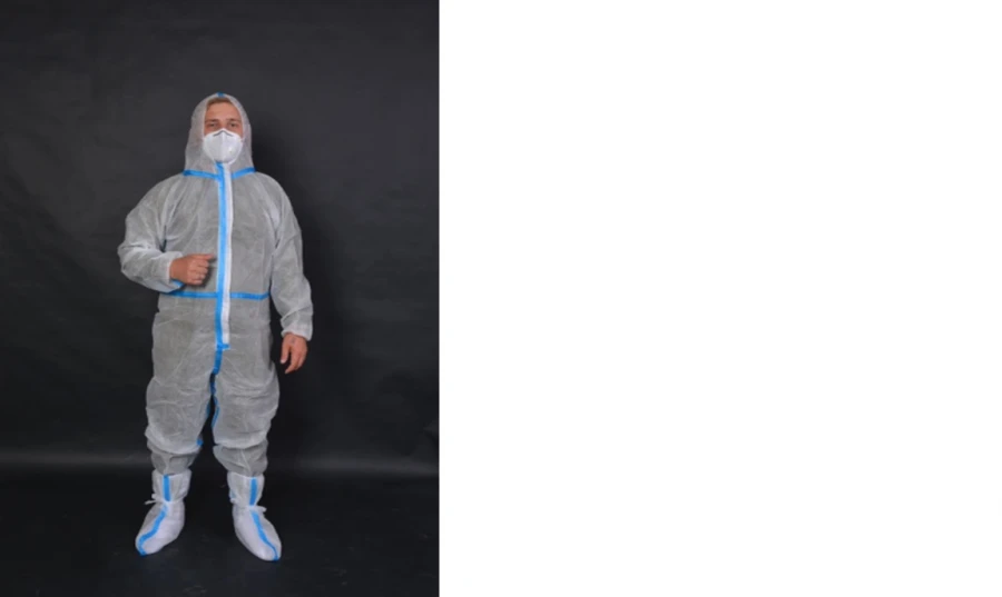 Disposable Isolation Suit "Protection+" TU 32.50.50-006-0069689210-2020