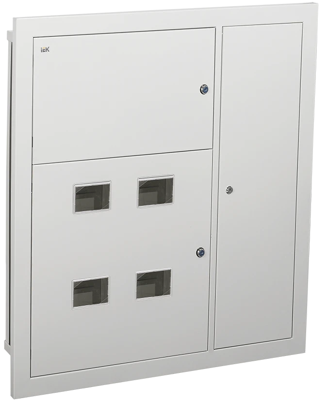 Metal Enclosure MKM42-04-31-E-L for 4-Flat Distribution Board