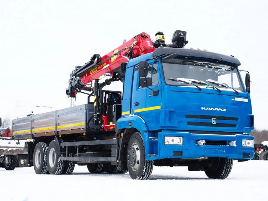 Multi-functional Vehicle with Hydraulic Crane MKMA on KAMAZ 65117 Base 64K06N-U8