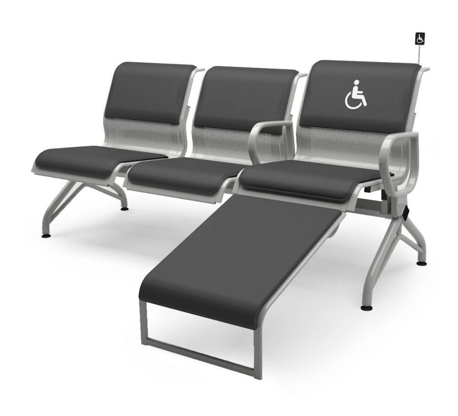Multi-Seat Section MS10/1 - Disassemblable Metal Frame