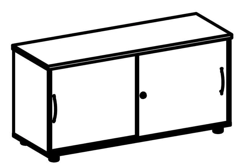Sliding Door Cabinet with Lock 522 Series "Rhythm