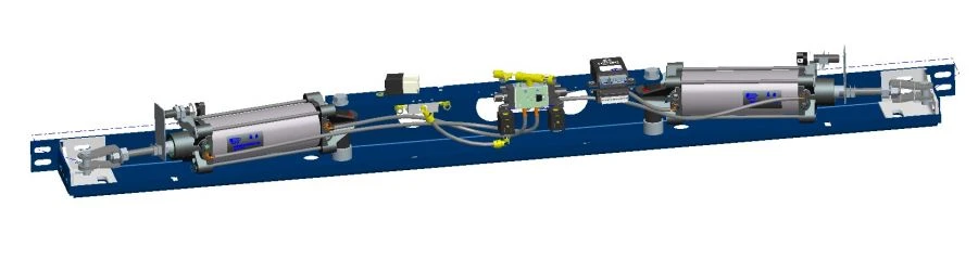 Pneumatic Door Actuator for Vehicles 40N3R63/116T1B128