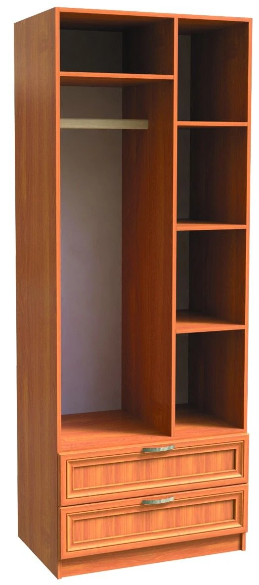 Wardrobe Model ШК-2/2М with MDF Frames and PVC Edging