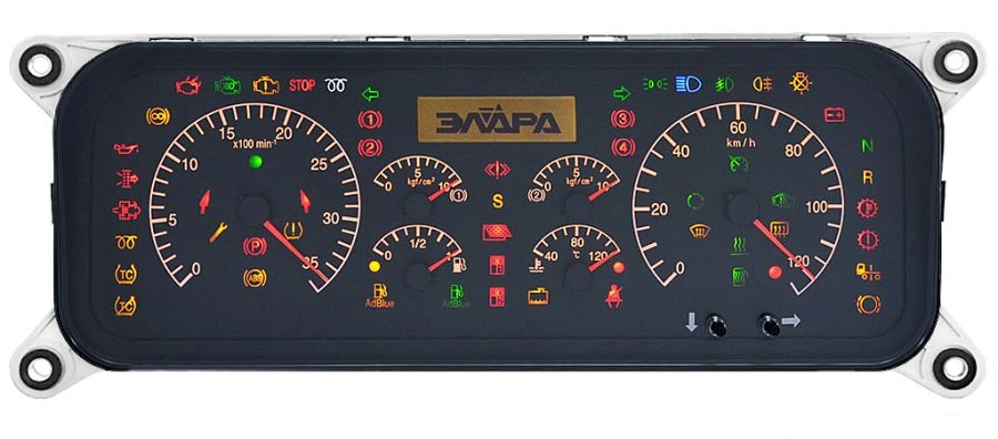Instrument Combination for Monitoring Vehicle Parameters KAVZ 79.3801
