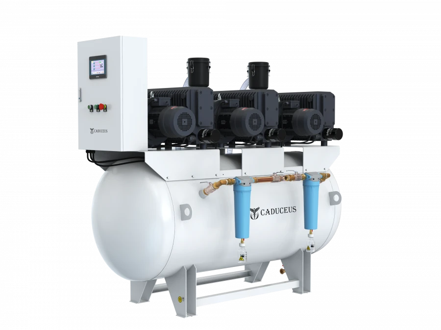 Oil-Free Vacuum Station CADUCEUS VAC 3/40 D 1.25 kW