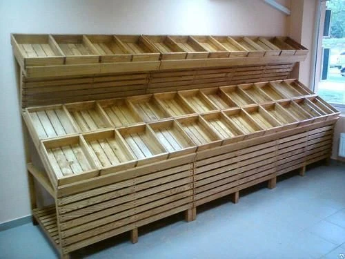 Fruit and Vegetable Display Cabinets by Yuginternmebel