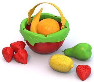 Colorful Fruit Set in Bucket
