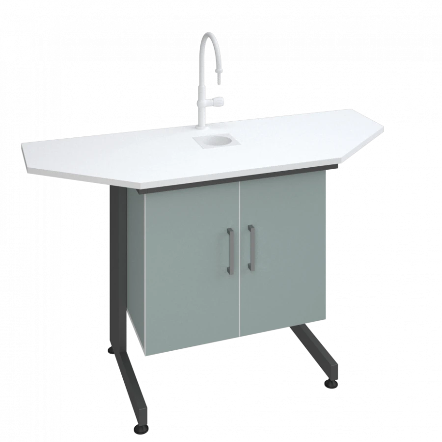 Laboratory Folding Table with Sink Type 2 High