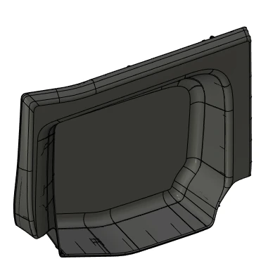 Automotive Interior Rear Left Trim Panel GARNITURE AV COTE AR G ASS/ 96814204ZD