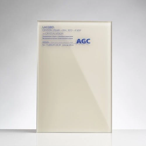 Lacobel Crystal Pearl Coated Glass 4mm