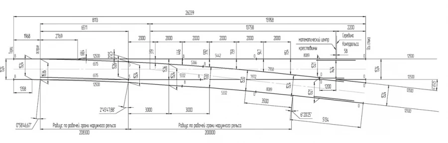 R65 Type Switch Transition Device 1/9 Model 665.121.001-05