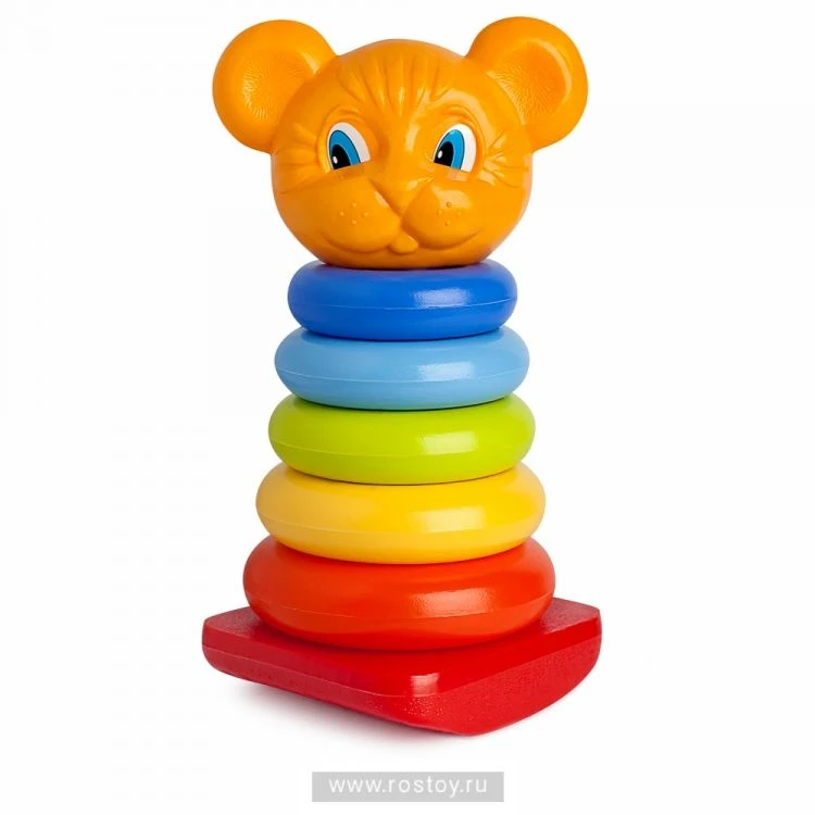 Tiger Cub Rocking Stacking Pyramid