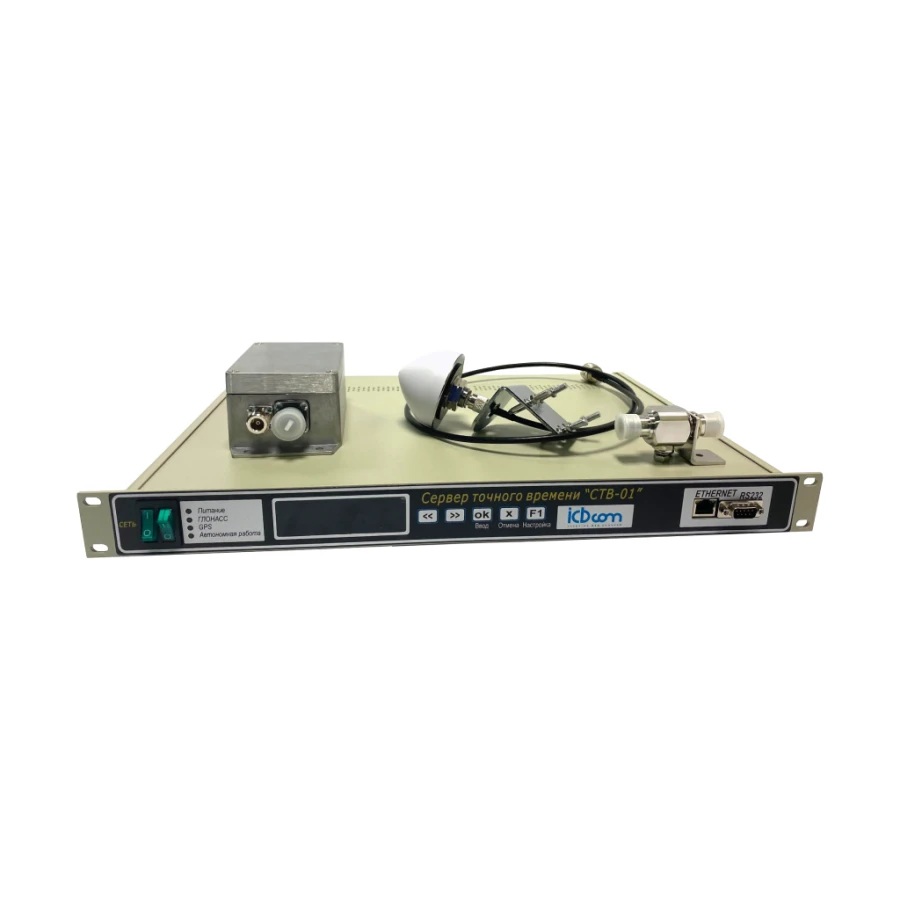 High Precision Time Server STV-01 ASN.428000.001-03 for 19'' Racks