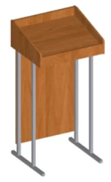 Standard Lectern with Laminated Particle Board