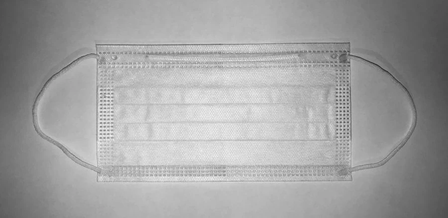 Disposable Non-Sterile Medical Masks, Two-Layer, 60g/m², White