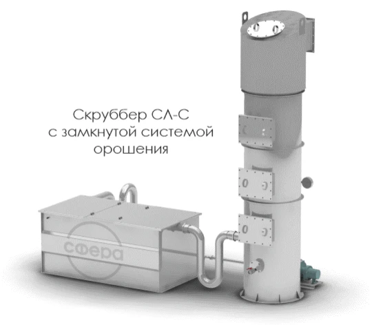 SL-S Scrubber for Gas Cleaning