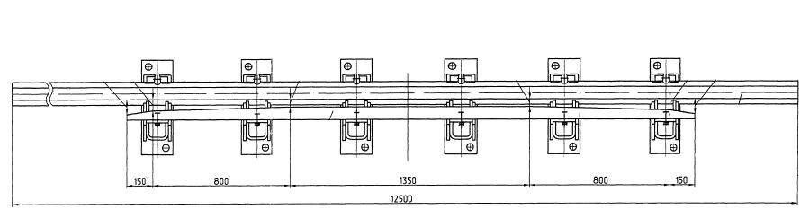 Cross Rail with Counter Rail R50 Type 1/9 (Project 3045.04.000/-01)