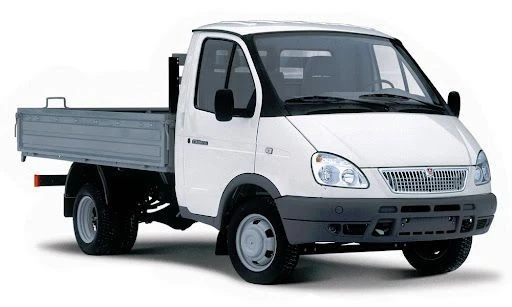 GAZ-SAZ-3512 Dump Truck with Three-Way Discharge on GAZ-3302 Chassis