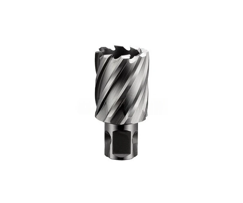 HSS-E Crown Drill for Metal with Universal Shank, 14mm Diameter and 25mm Cutting Depth DNHC-20140