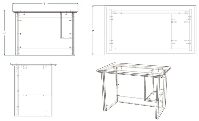 Lawyer's Desk for Writing and Consultation - Series Z.STA