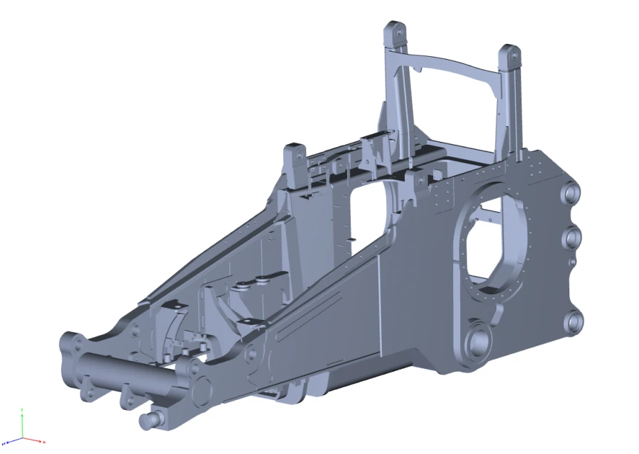 Liebherr Crawler Bulldozer Support Frame Model 12957494