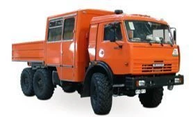 Nefaz 4208-22 Cargo Passenger Vehicle on Kamaz 5350-42 Chassis
